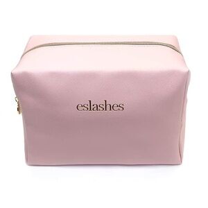 NEW Eslashes Pink Cosmetic Bag with Brush Purchase.